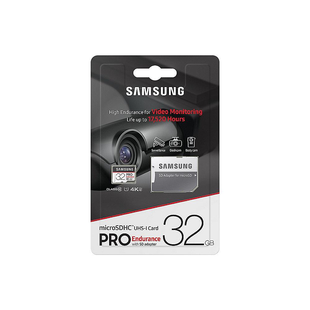 Samsung PRO Endurance 32 GB microSDHC Speicherkarte (30 MB/s, Cl.10, UHS-I, U1)