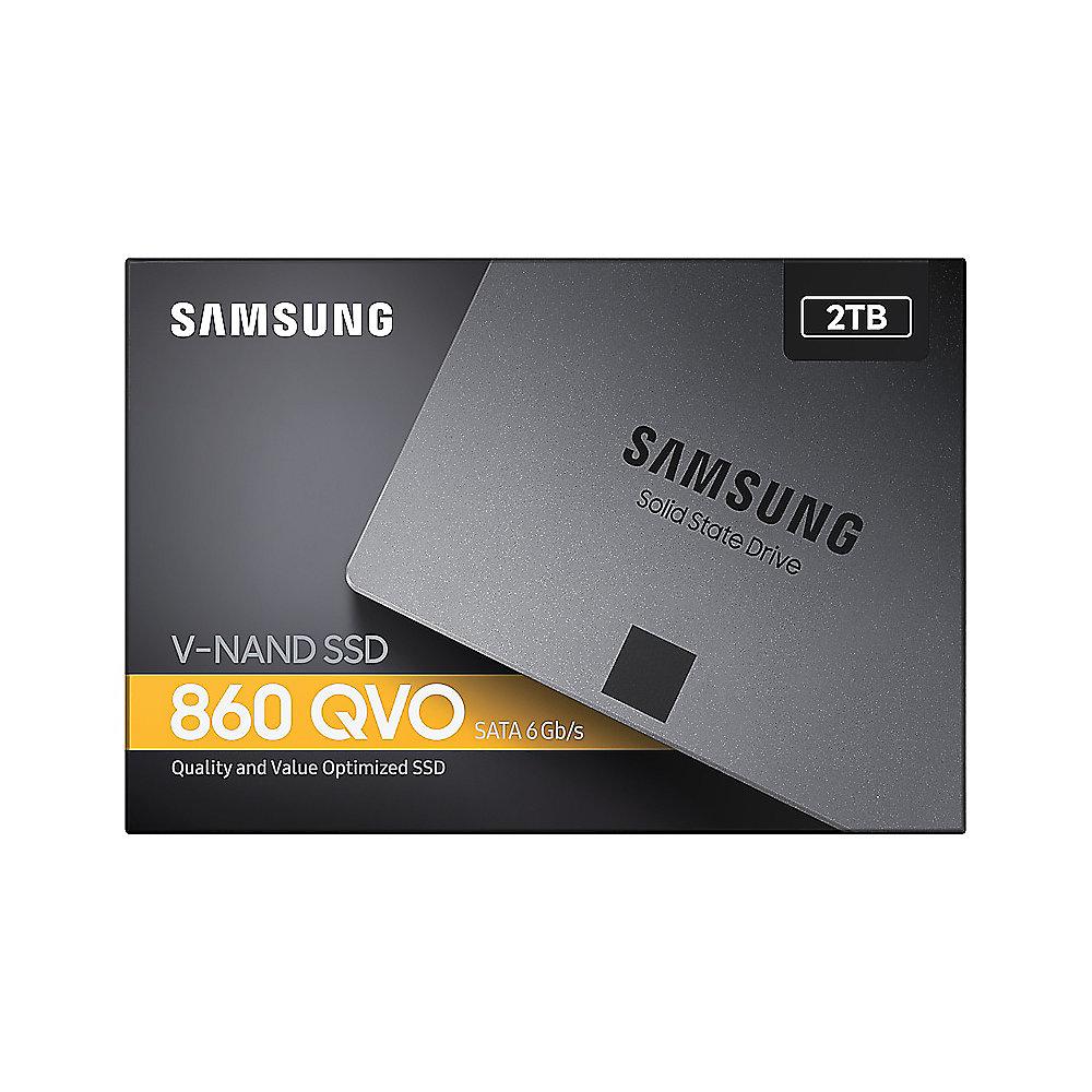 Samsung SSD 860 QVO Series 2TB 2.5zoll MLC V-NAND SATA600