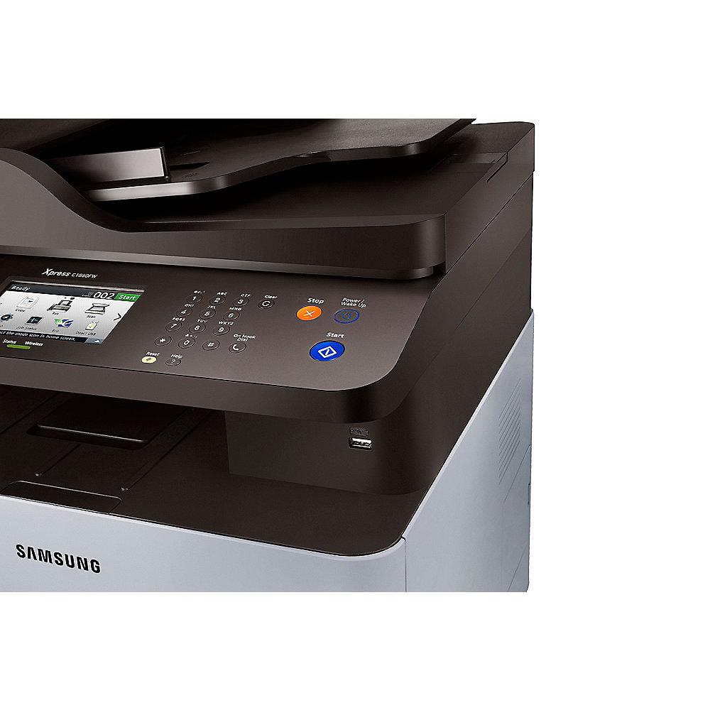 Samsung Xpress C1860FW Farblaserdrucker Scanner Kopierer Fax WLAN, Samsung, Xpress, C1860FW, Farblaserdrucker, Scanner, Kopierer, Fax, WLAN