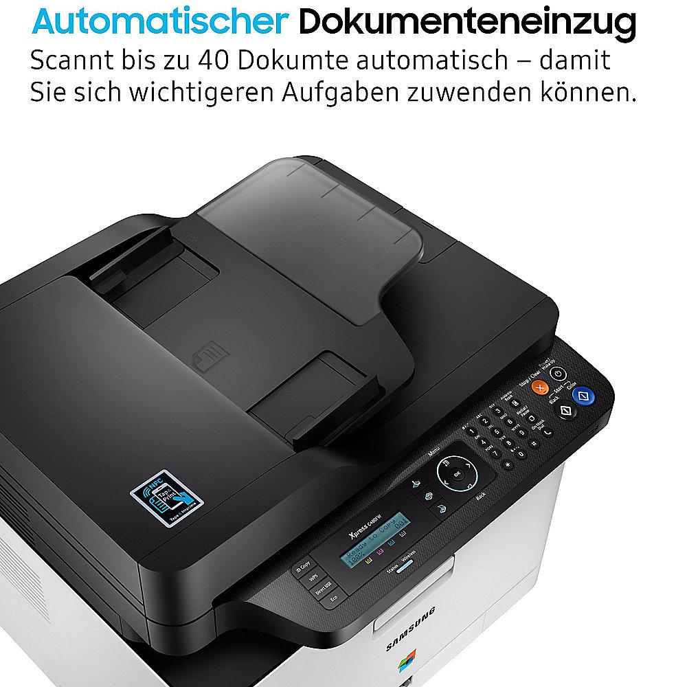 Samsung Xpress C480FW Farblaserdrucker Scanner Kopierer Fax WLAN LAN NFC