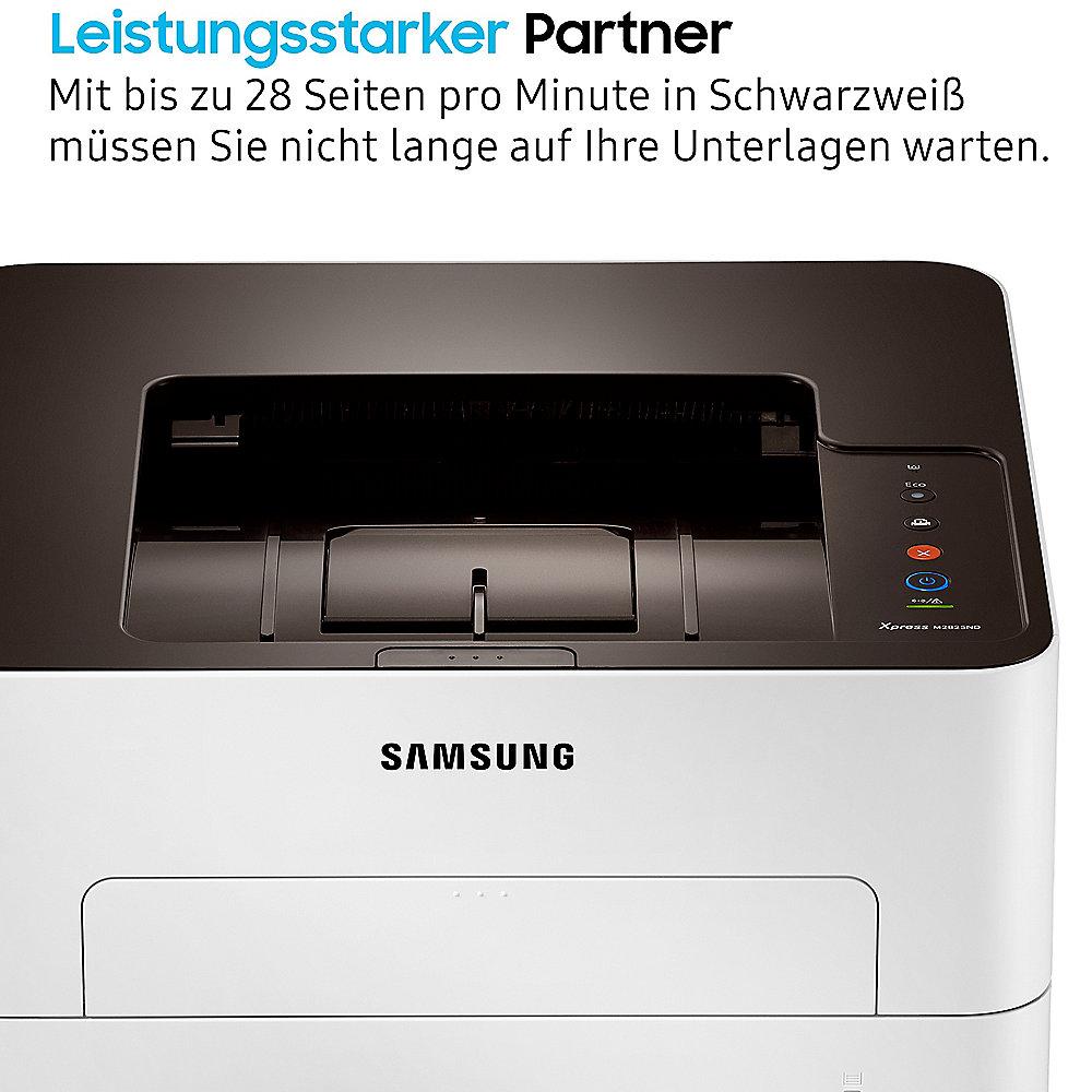 Samsung Xpress SL-M2825ND S/W-Laserdrucker LAN