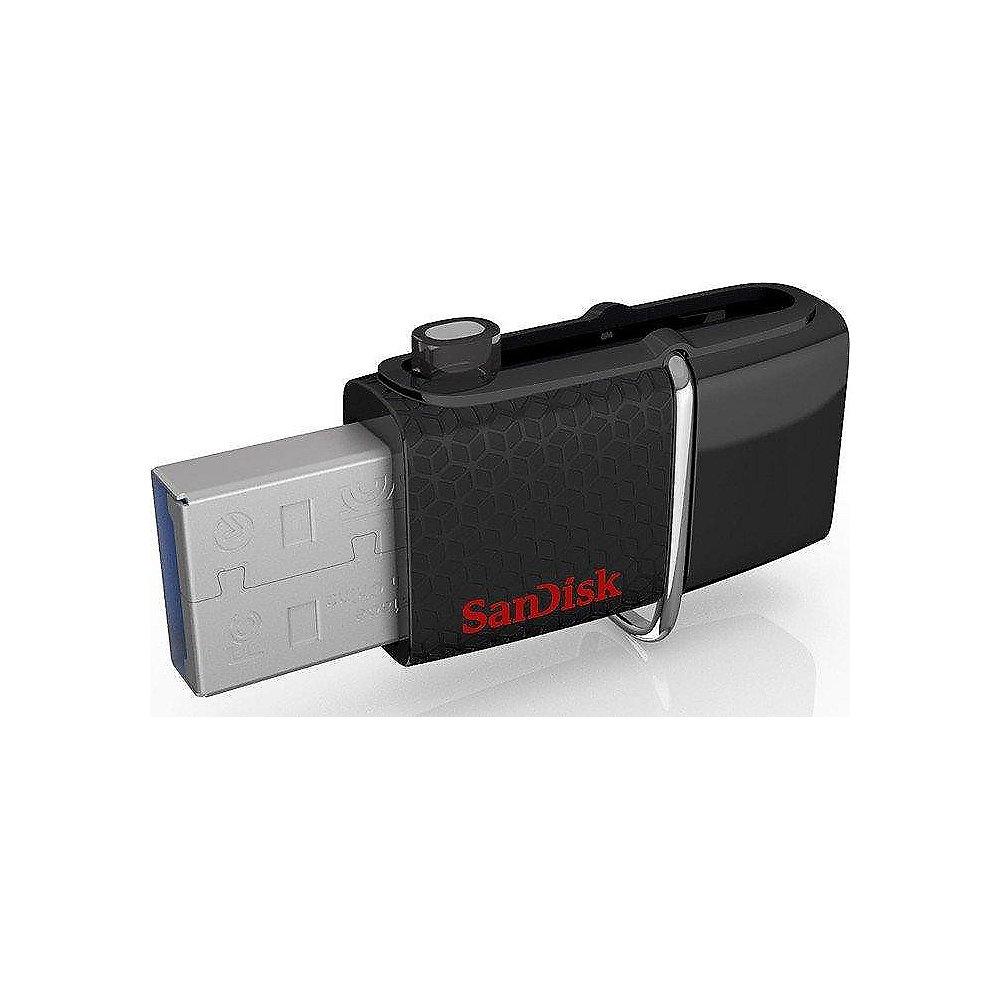 SanDisk Ultra Android Dual 256GB USB 3.0 Type-A/USB Laufwerk schwarz