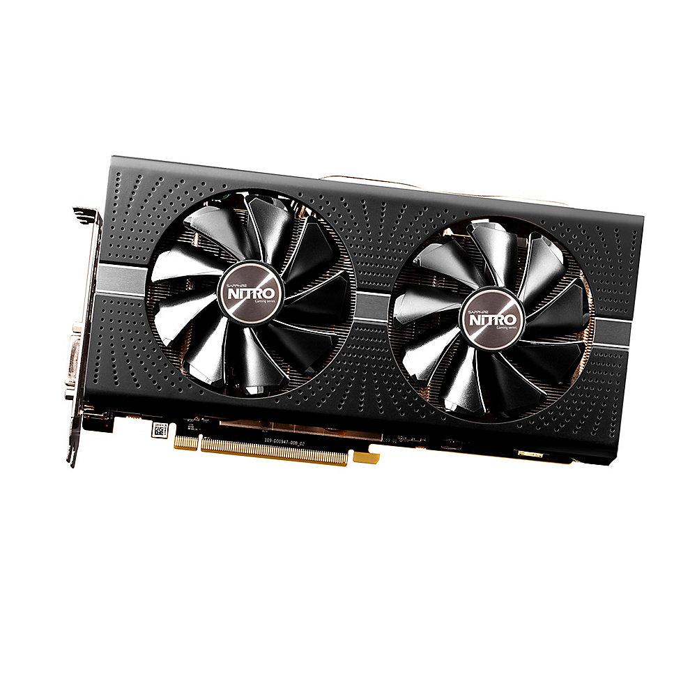 Sapphire AMD Radeon RX 590 Nitro  OC 8GB Grafikkarte 2xHDMI/2xDP/DVI-D