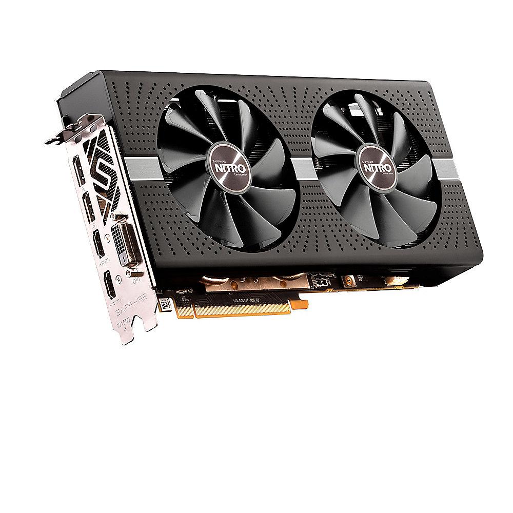 Sapphire AMD Radeon RX 590 Nitro  OC 8GB Grafikkarte 2xHDMI/2xDP/DVI-D, Sapphire, AMD, Radeon, RX, 590, Nitro, OC, 8GB, Grafikkarte, 2xHDMI/2xDP/DVI-D