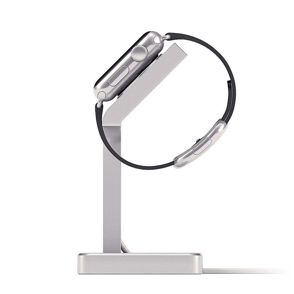 Satechi Aluminum Apple Watch Stand Silber