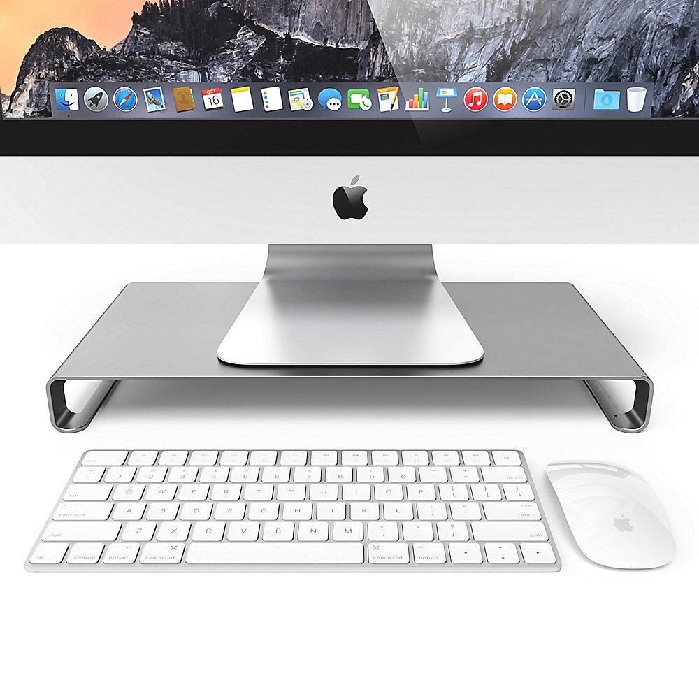 Satechi Slim Aluminum Monitor Stand Space Gray