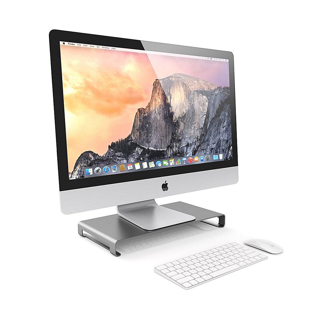 Satechi Slim Aluminum Monitor Stand Space Gray, Satechi, Slim, Aluminum, Monitor, Stand, Space, Gray