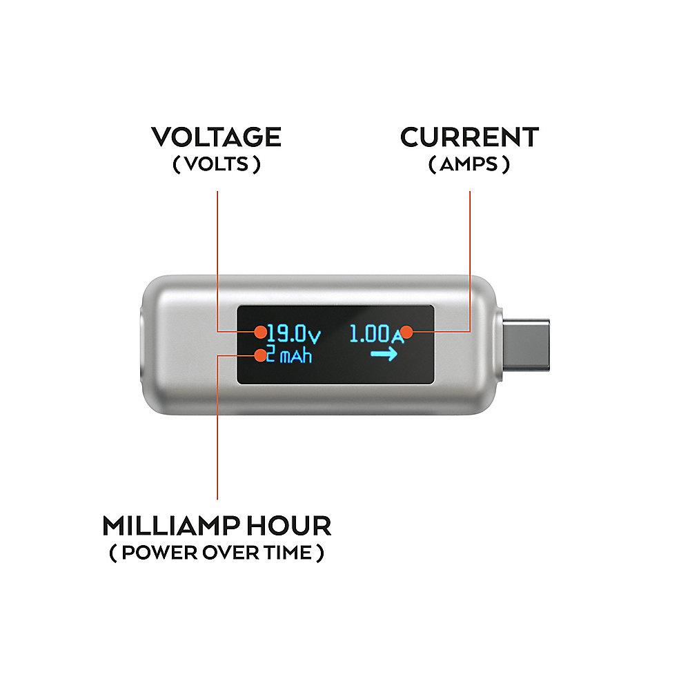 Satechi Type-C Power Meter, Satechi, Type-C, Power, Meter