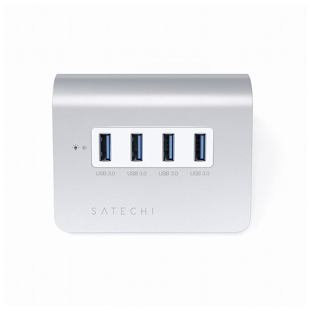 Satechi USB 3.0-Hub 4-Port Aluminium Hub, Satechi, USB, 3.0-Hub, 4-Port, Aluminium, Hub