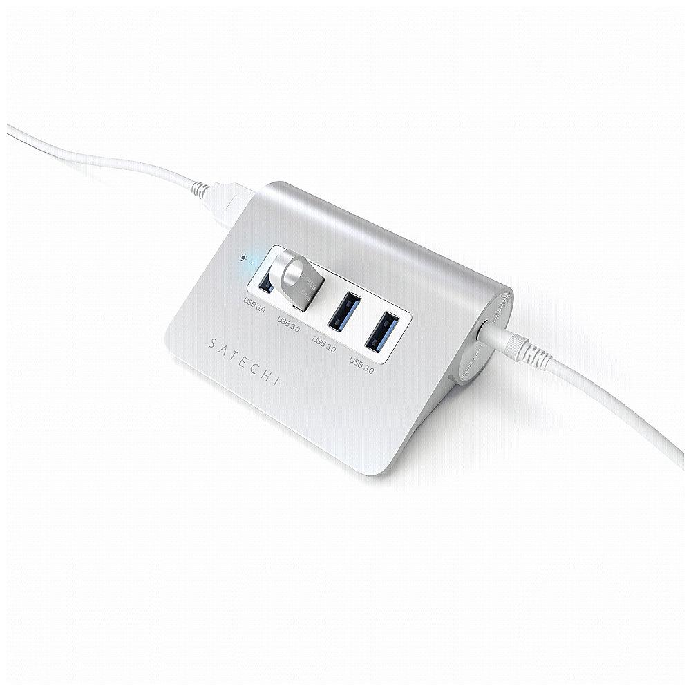 Satechi USB 3.0-Hub 4-Port Aluminium Hub, Satechi, USB, 3.0-Hub, 4-Port, Aluminium, Hub