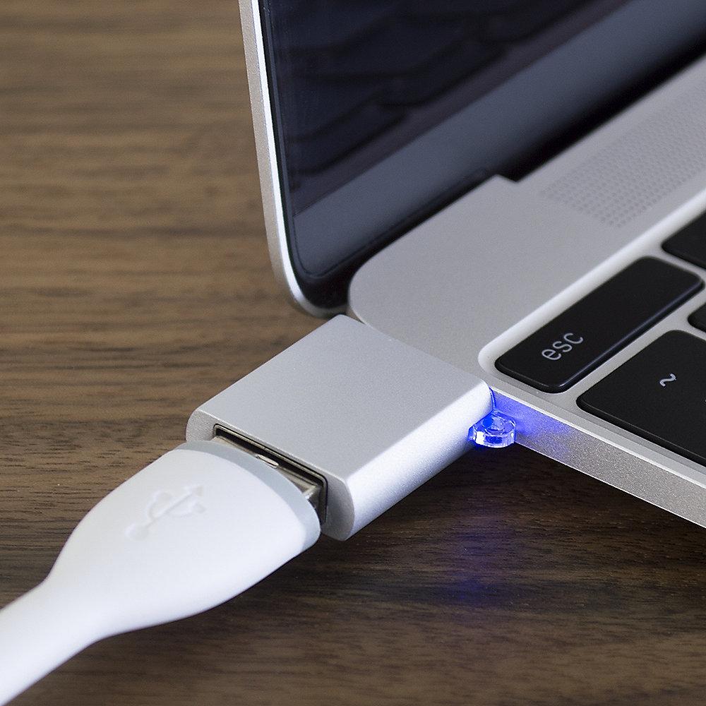 Satechi USB-C Adapter auf USB 3.0 Silber