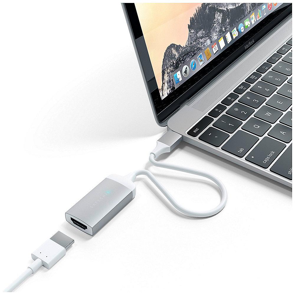 Satechi USB-C auf 4K HDMI Adapter Silber