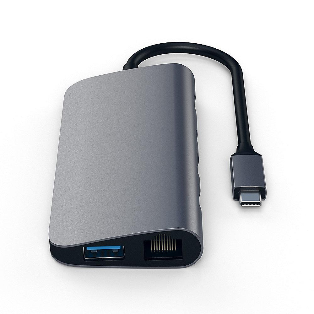 Satechi USB-C Multimedia Adapter Space Gray