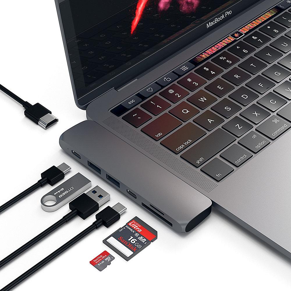 Satechi USB-C Pro Hub Multi-Port Adapter 4K HDMI Space Gray