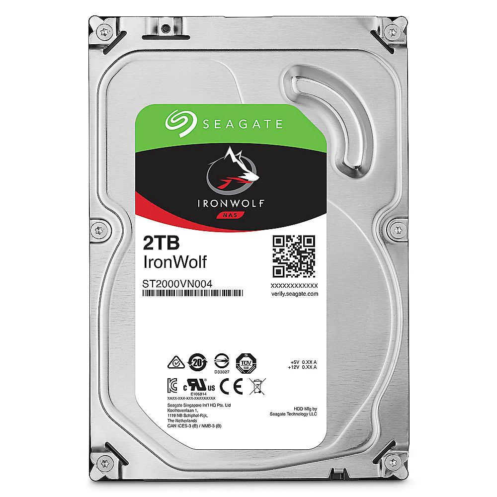 Seagate 2er Set IronWolf NAS HDD ST2000VN004 - 2TB 5900rpm 64MB 3.5zoll SATA600