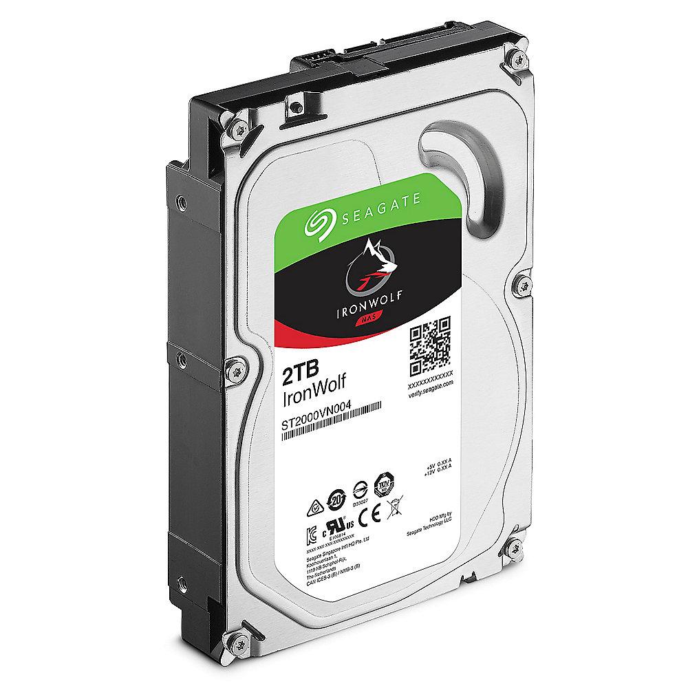 Seagate 2er Set IronWolf NAS HDD ST2000VN004 - 2TB 5900rpm 64MB 3.5zoll SATA600