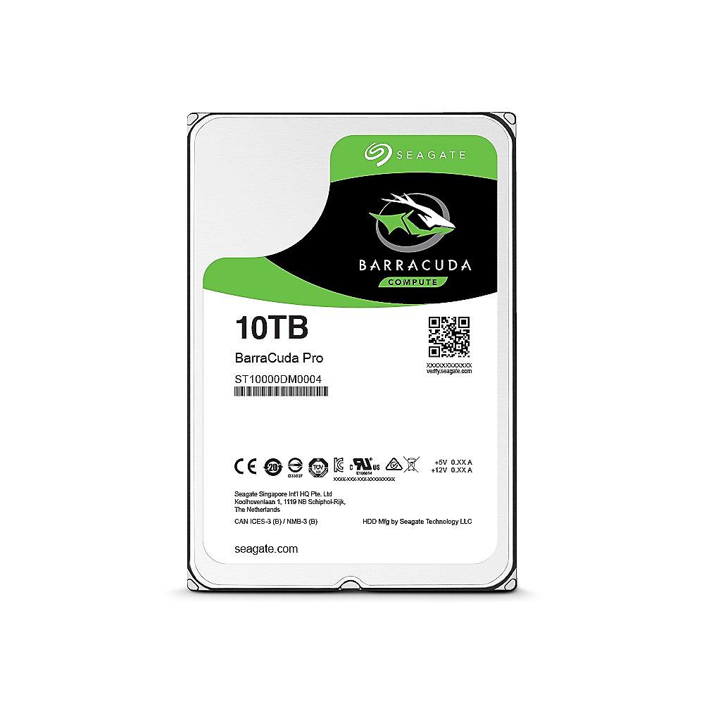 Seagate BarraCuda Pro HDD ST10000DM0004 - 10TB 7200rpm 3.5zoll