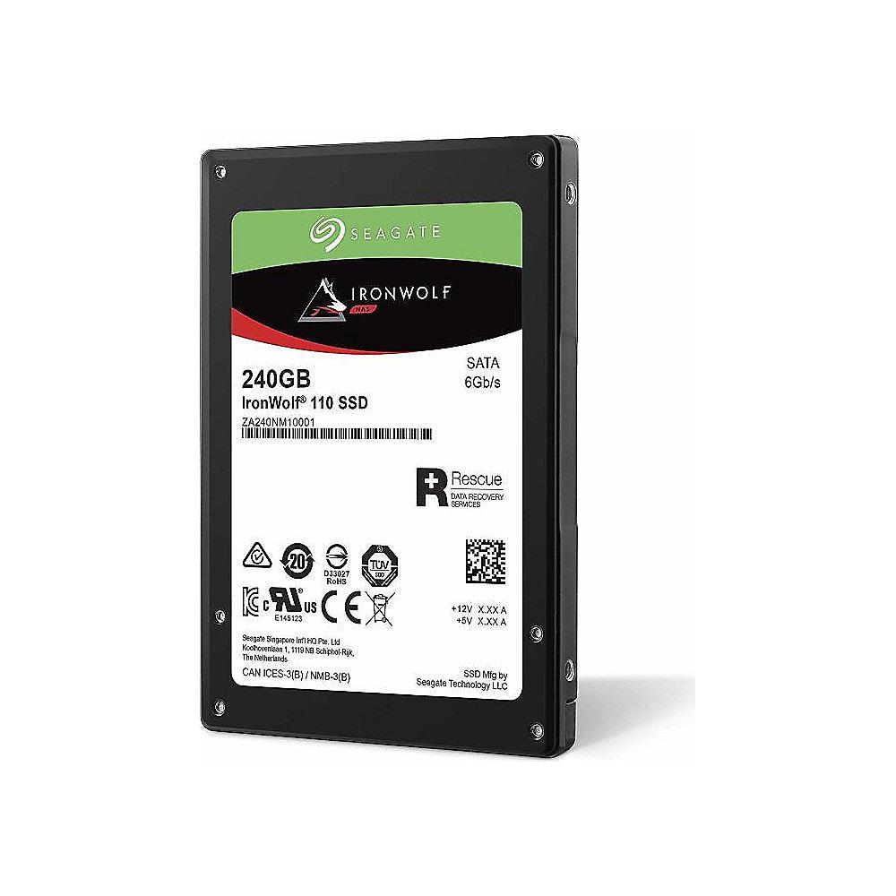 Seagate IronWolf 110 SSD 2,5" 240GB SATA 6GB/s   2 Jahre Seagate Rescue