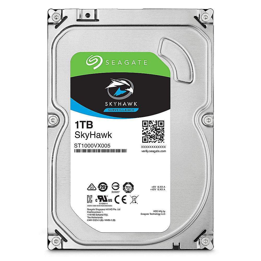 Seagate SkyHawk HDD ST1000VX005 - 1TB 5900rpm 64MB 3.5zoll SATA600