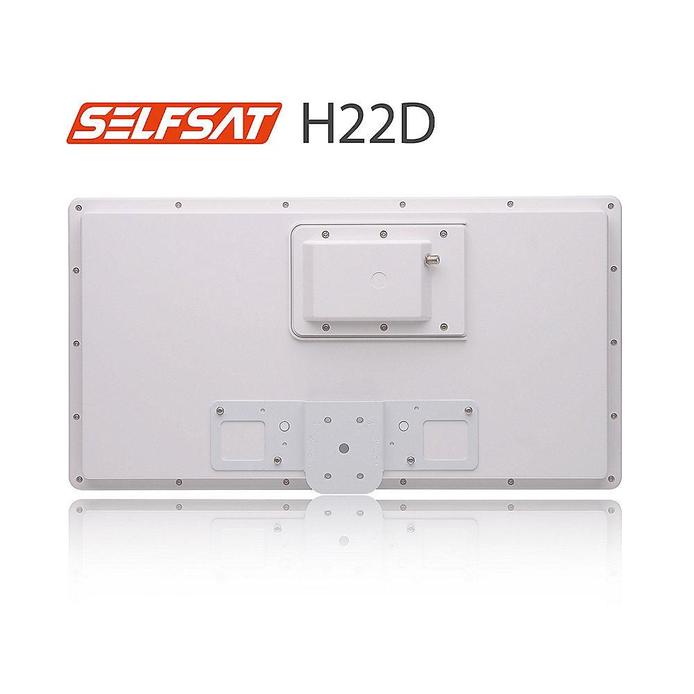 Selfsat H22D Flachantenne mit austauschbarem Single LNB