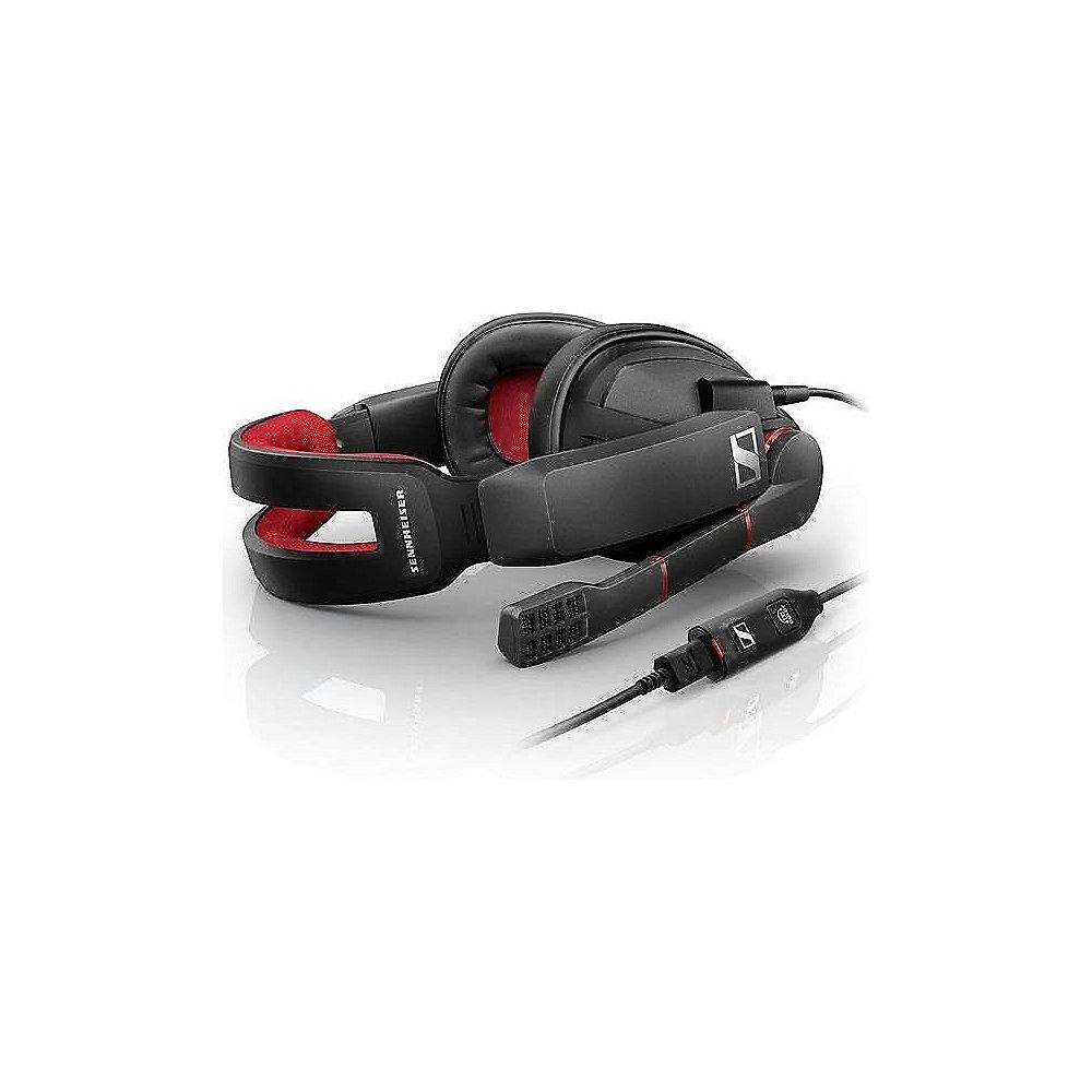 Sennheiser GSP 350 Geschlossenes PC Gaming Headset schwarz / rot