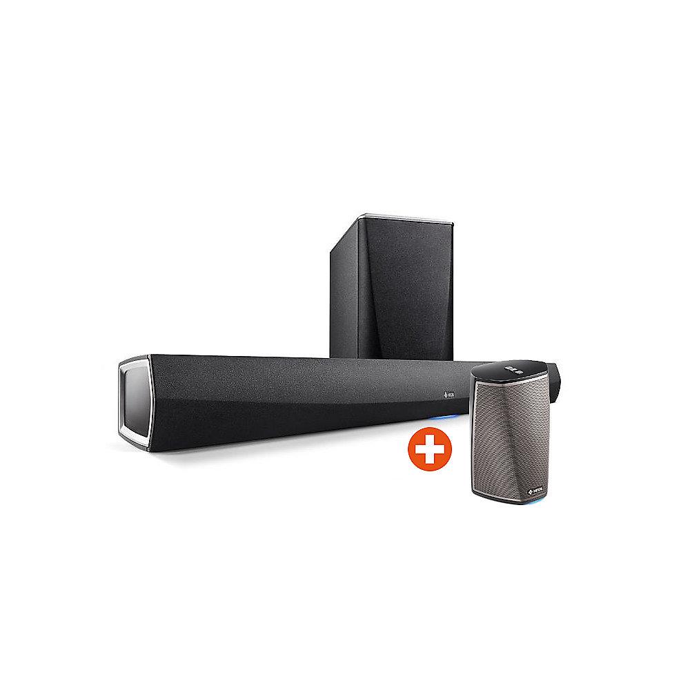 Set: Denon HEOS HomeCinema HS2 wireless Soundbar mit Sub   HEOS 1 HS2, schwarz, Set:, Denon, HEOS, HomeCinema, HS2, wireless, Soundbar, Sub, , HEOS, 1, HS2, schwarz