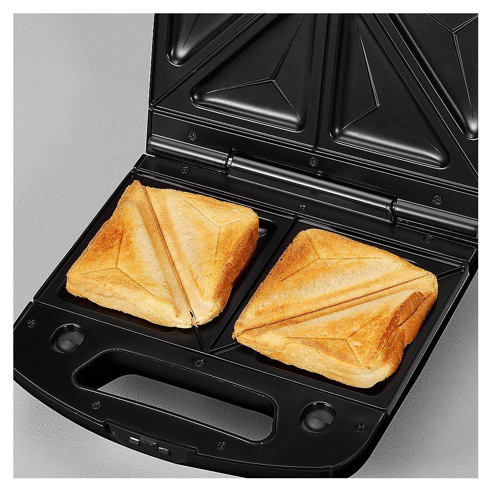 Severin SA 2968 Multi-Sandwich-Toaster schwarz-chrom, Severin, SA, 2968, Multi-Sandwich-Toaster, schwarz-chrom