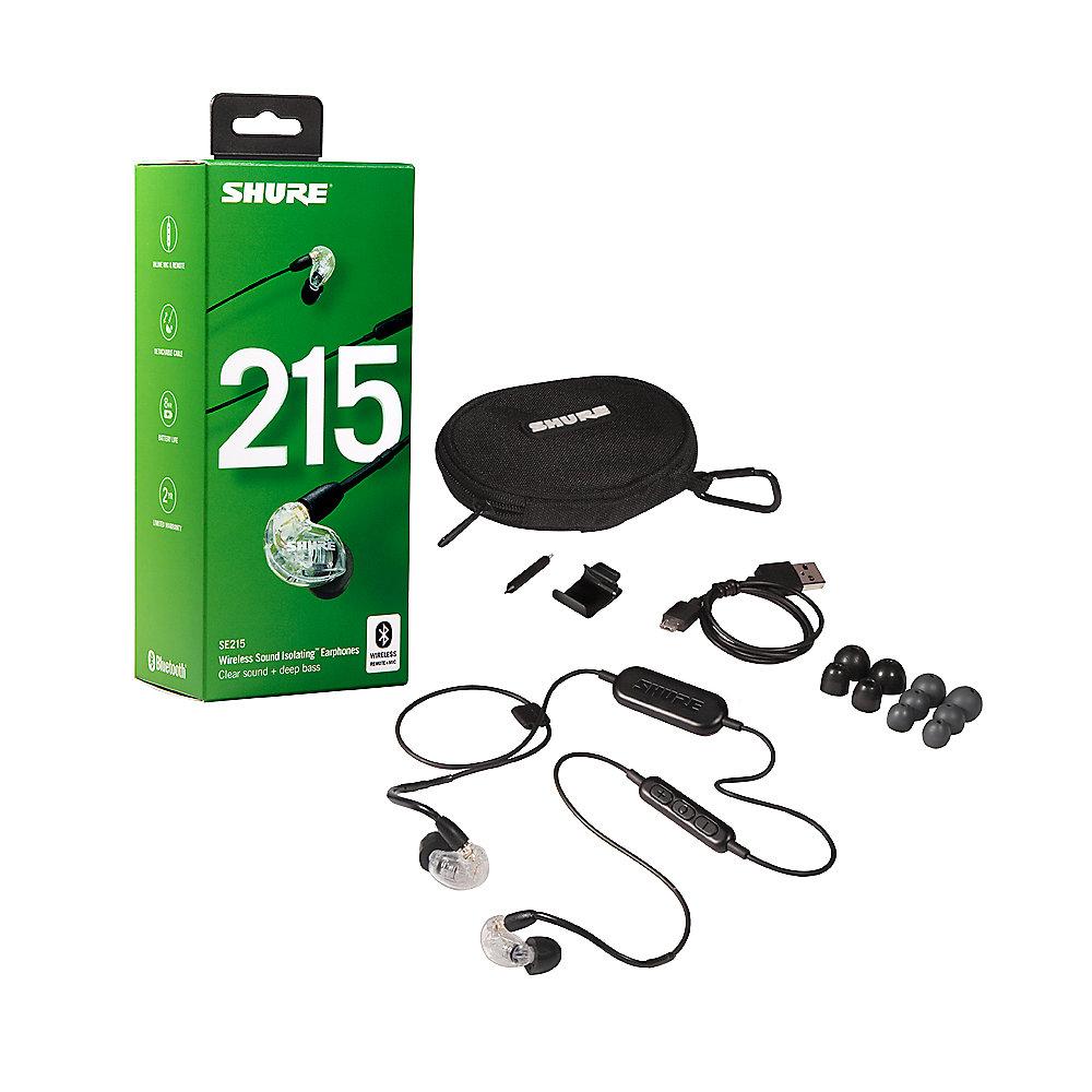 Shure SE215-CL-BT1 Wireless Sound Isolating Ohrhörer transparent