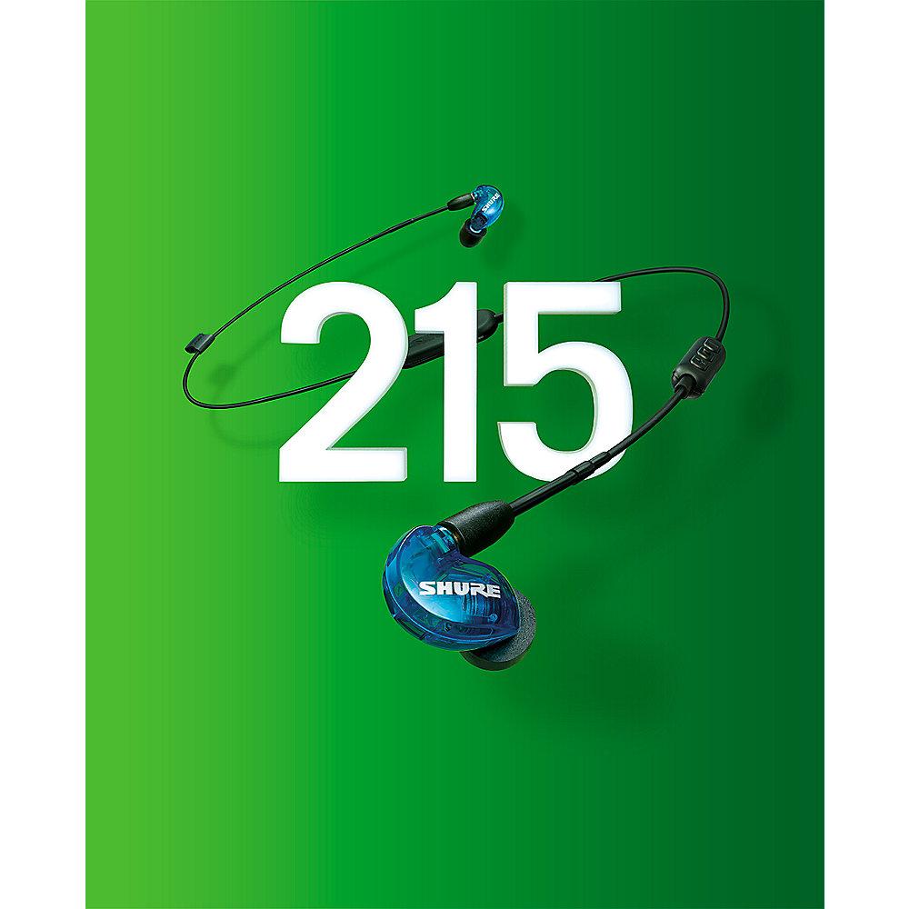 Shure SE215 Wireless Sound Isolating Ohrhörer, blau