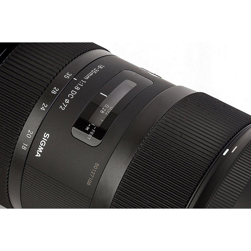 Sigma 18-35mm f/1.8 DC HSM Weitwinkel Zoom Objektiv für Canon