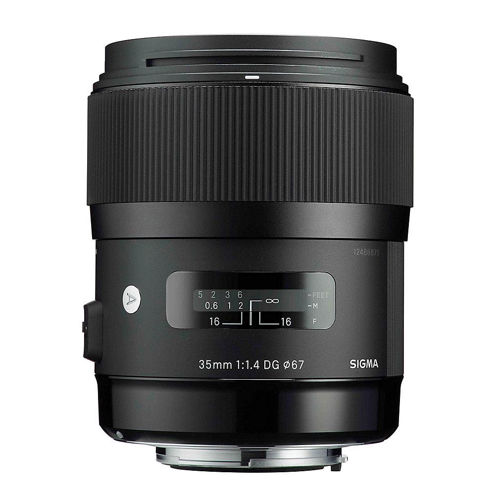 Sigma 35mm f/1.4 DG HSM Portrait Festbrennweite Objektiv für Nikon