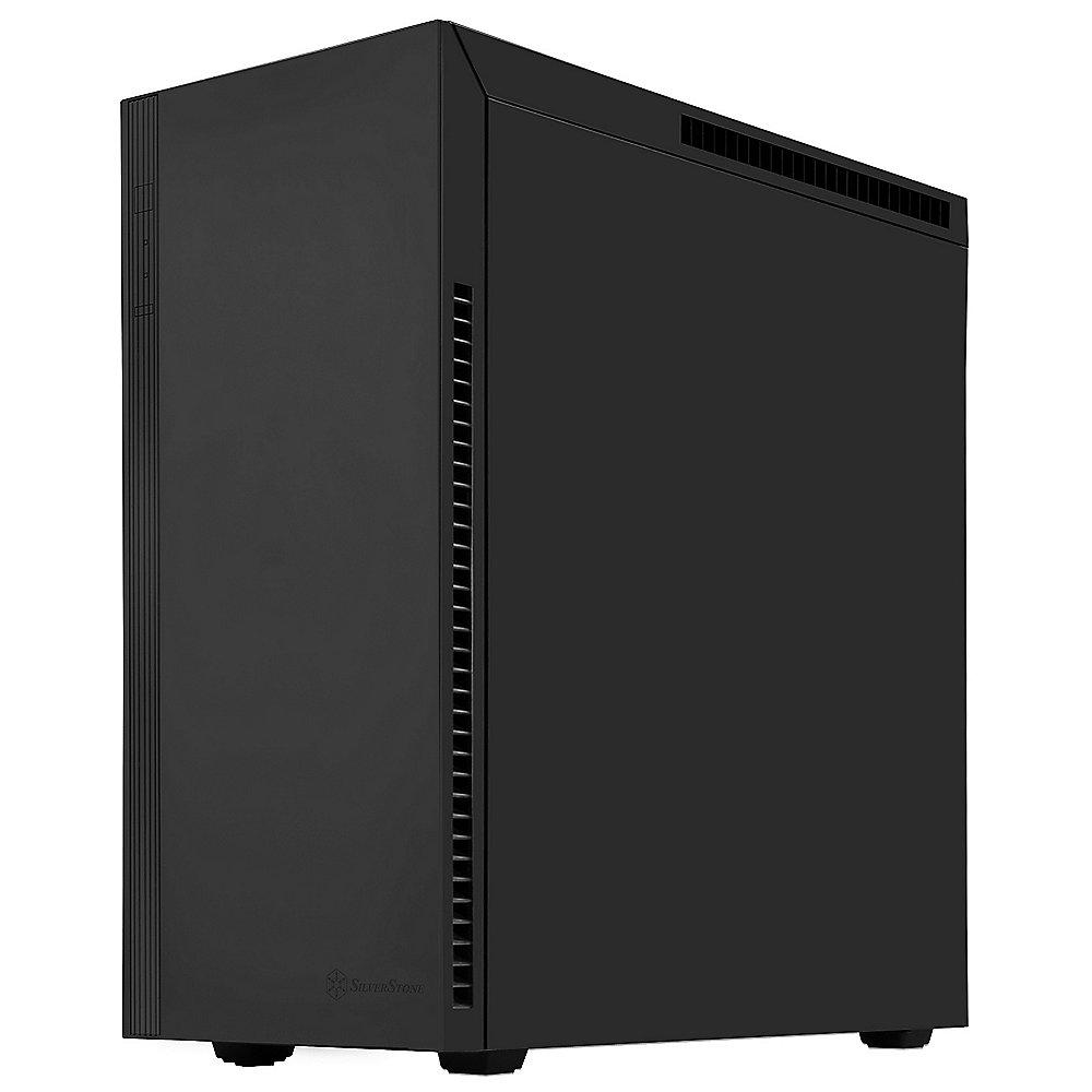 SilverStone Kublai SST-KL07B  Midi Tower ATX Gehäuse Schwarz USB3.1