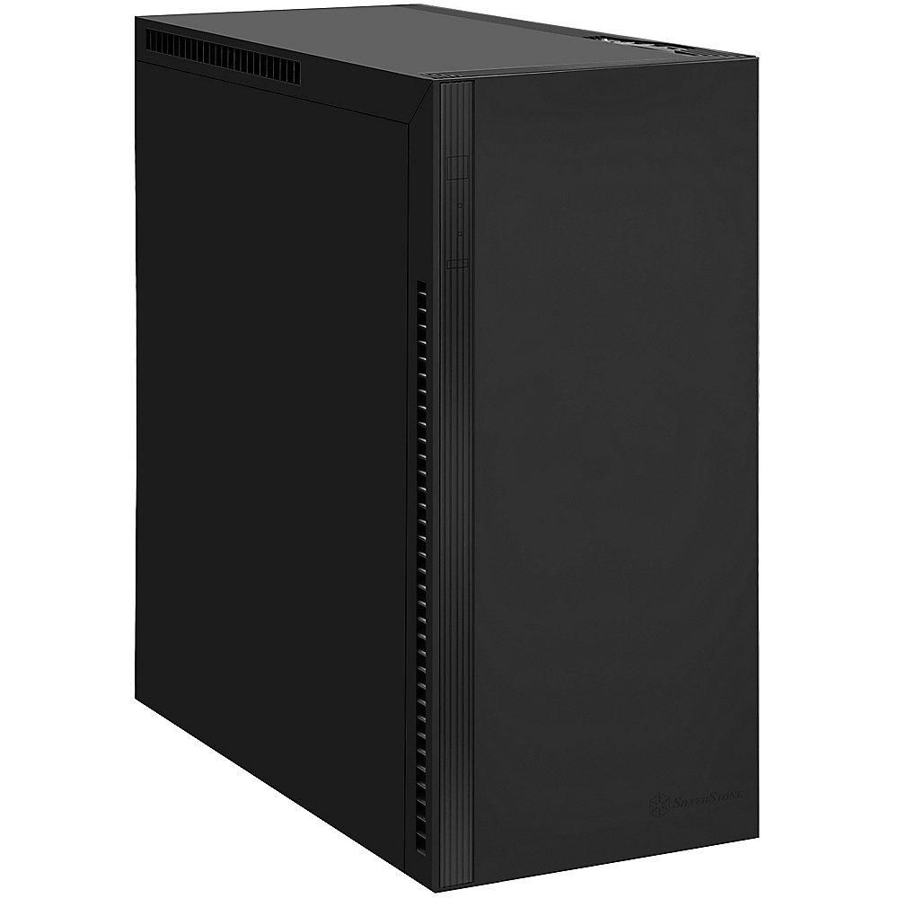 SilverStone Kublai SST-KL07B  Midi Tower ATX Gehäuse Schwarz USB3.1