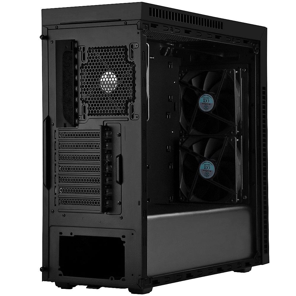 SilverStone Kublai SST-KL07B  Midi Tower ATX Gehäuse Schwarz USB3.1