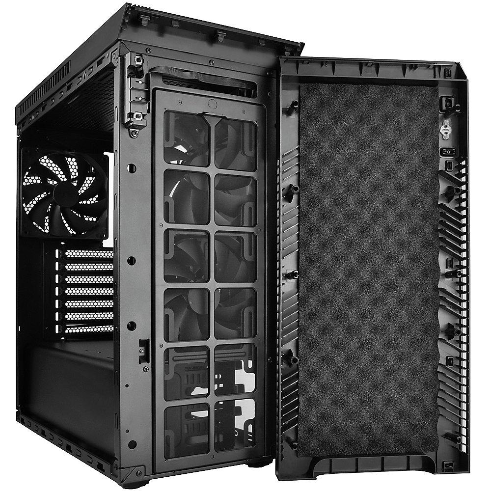 SilverStone Kublai SST-KL07B  Midi Tower ATX Gehäuse Schwarz USB3.1