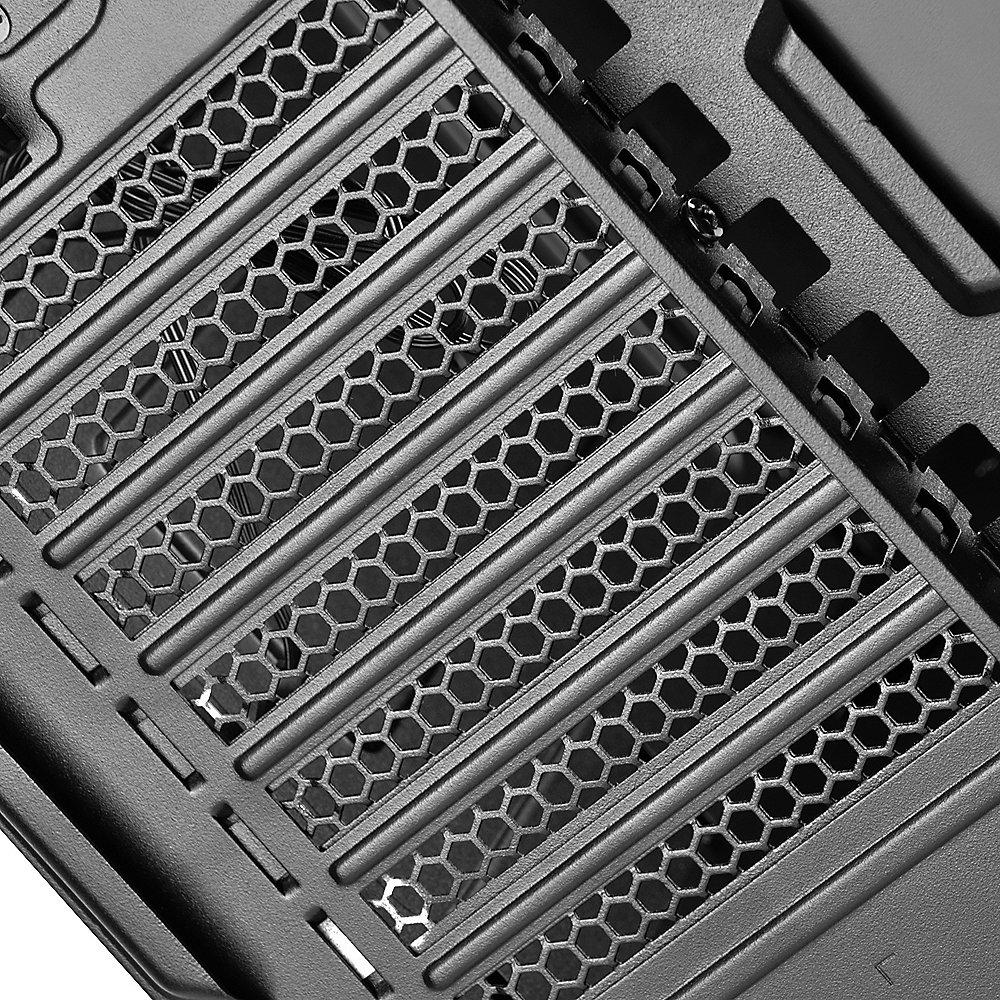 SilverStone Kublai SST-KL07B  Midi Tower ATX Gehäuse Schwarz USB3.1