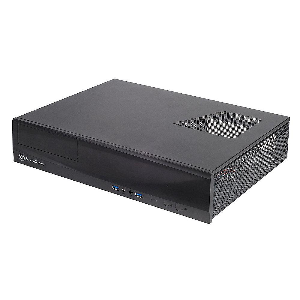 SilverStone Milo Slim HTPC Micro ATX Gehäuse SST-ML03B 1x5.25" schwarz