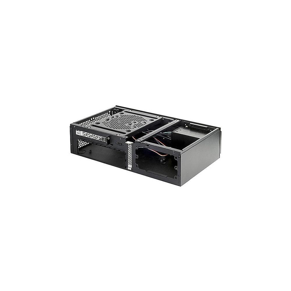 SilverStone Milo Slim HTPC Mini-ITX SST-ML06B USB3.0 Slot-in schwarz