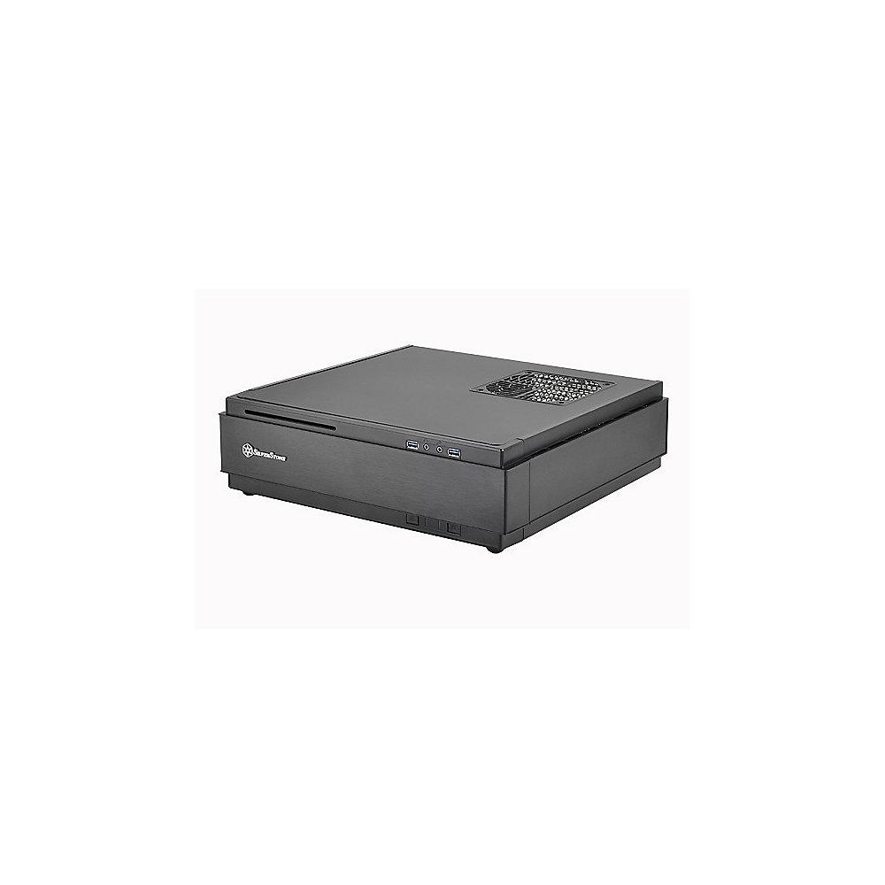 SilverStone Milo Slim HTPC Mini-ITX SST-ML07B USB3.0 Slot-in schwarz