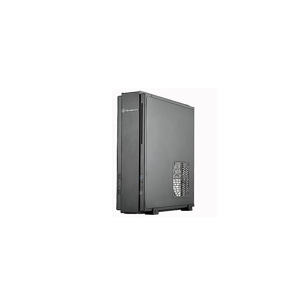 SilverStone Milo Slim HTPC Mini-ITX SST-ML07B USB3.0 Slot-in schwarz