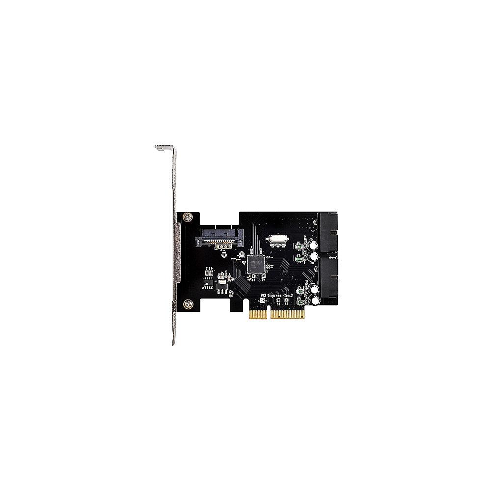 SilverStone PCI Express Karte SST-ECU01  4x USB 3.0 intern, SilverStone, PCI, Express, Karte, SST-ECU01, 4x, USB, 3.0, intern