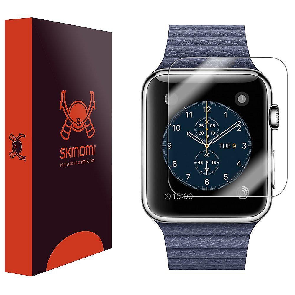 Skinomi TechSkin - Schutzfolie für Apple Watch 42mm (6er Pack), Skinomi, TechSkin, Schutzfolie, Apple, Watch, 42mm, 6er, Pack,
