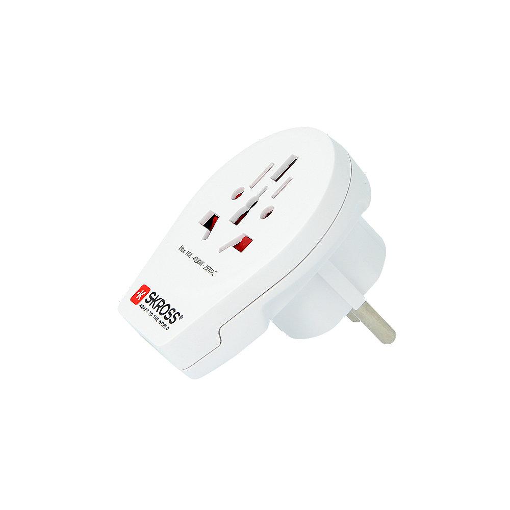 SKROSS Country Adapter World to Europe USB 1.500260