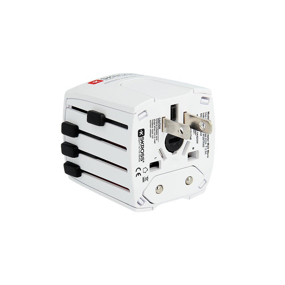 SKROSS World Adapter MUV Micro 2-polig (2.5A) Reiseadapter