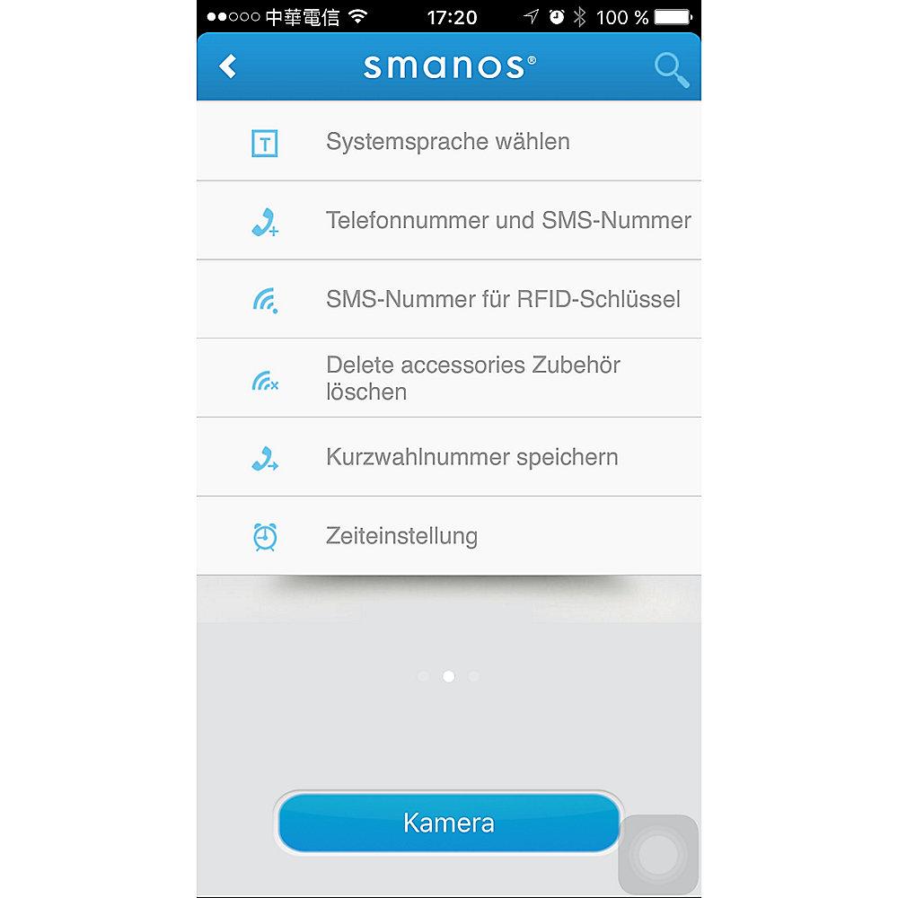 Smanos Funk Alarmanlage Kit X500 weiß GSM/SMS