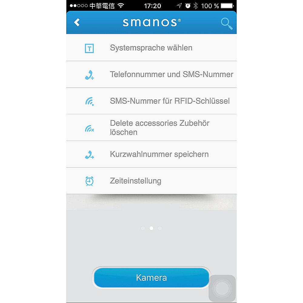 Smanos Funk Alarmanlage Kit X500 weiß GSM/SMS, Smanos, Funk, Alarmanlage, Kit, X500, weiß, GSM/SMS