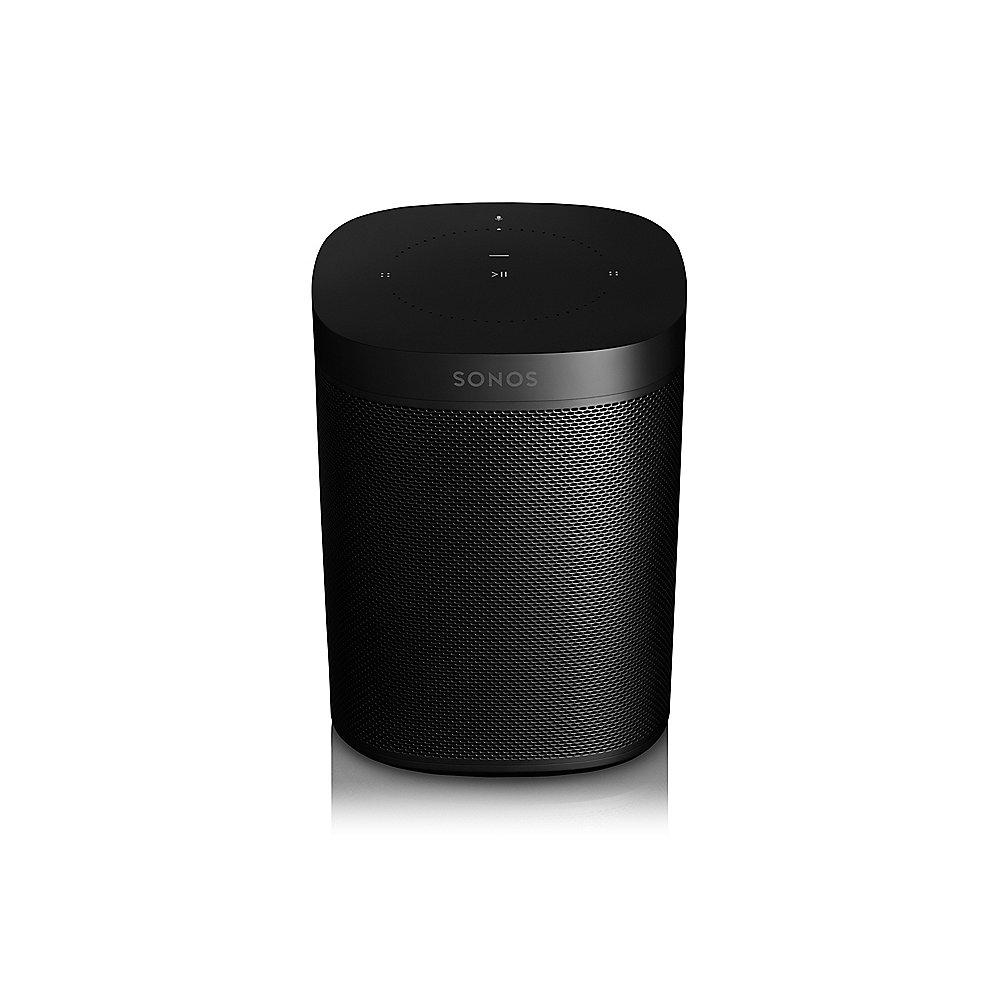 Sonos ONE schwarz kompakter Multiroom All-in-One Smart Speaker Sprachsteuerung, Sonos, ONE, schwarz, kompakter, Multiroom, All-in-One, Smart, Speaker, Sprachsteuerung