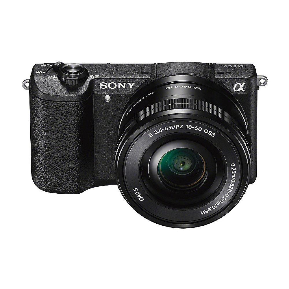 Sony Alpha 5100 Kit 16-50mm   55-210mm Systemkamera schwarz (ILCE5100YB.CEC), Sony, Alpha, 5100, Kit, 16-50mm, , 55-210mm, Systemkamera, schwarz, ILCE5100YB.CEC,