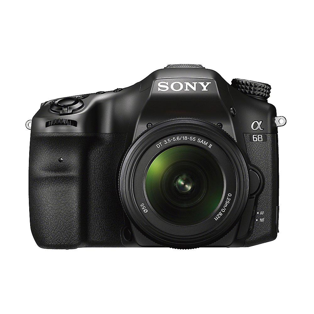 Sony Alpha 68 Kit 18-55mm Spiegelreflexkamera, Sony, Alpha, 68, Kit, 18-55mm, Spiegelreflexkamera