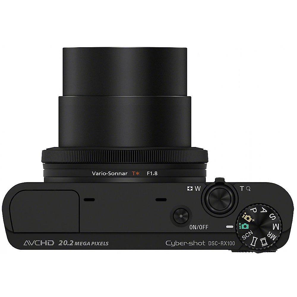 Sony Cyber-shot DSC-RX100 (20 MP, lichtstarkes F1,8 Objektiv, 1,0" EXMOR Sensor)